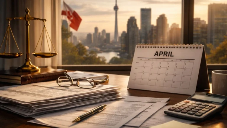 À partir d’avril 2026 en Ontario : lois clés, délais fiscaux et nouvelles mesures à savoir